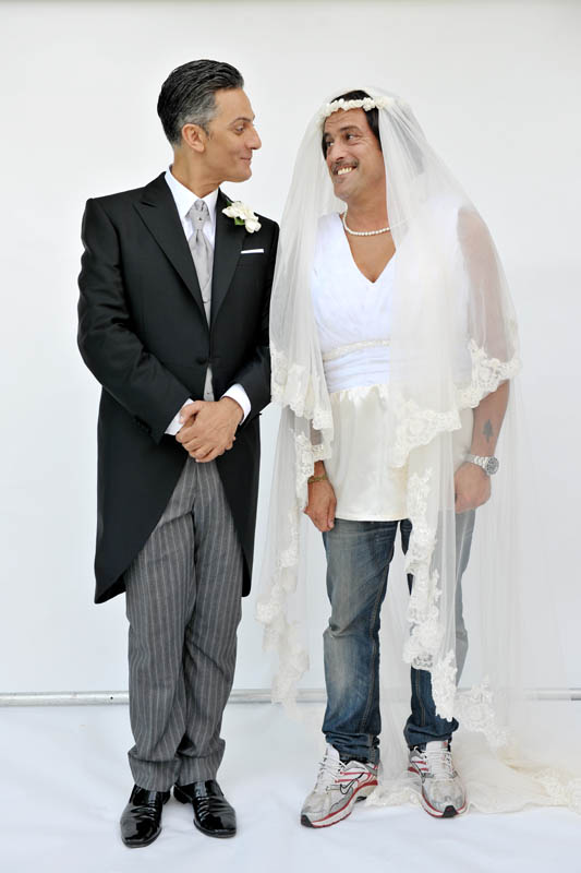 Così ho vestito da sposi Fiorello e Baldini