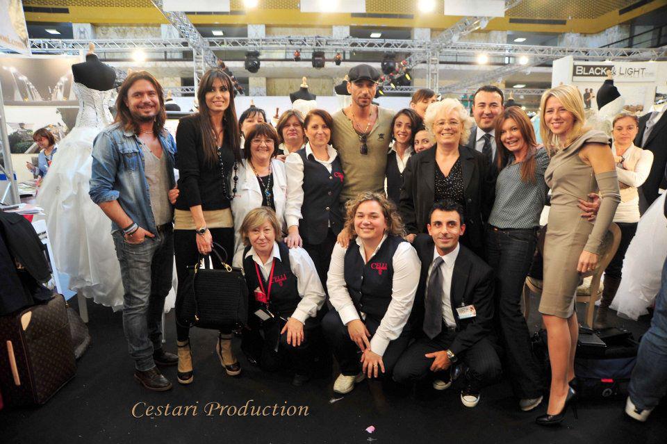 Moda, oggi a Latina sfila Celli Centro Sposi con Fabrizio Corona, Cecilia Rodriguez e Demetra Hampton