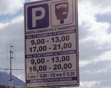 olevano parcheggi