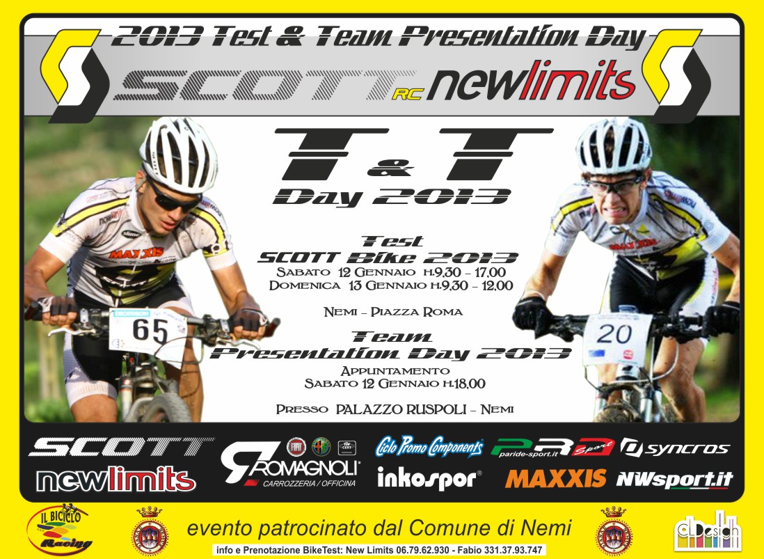 A Nemi un week-end dedicato alla mountain bike con il marchio Scott