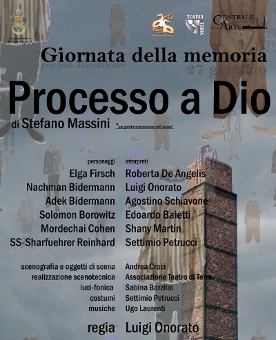 Velletri, al Teatro Artemisio “Processo a Dio” di Stefano Massini