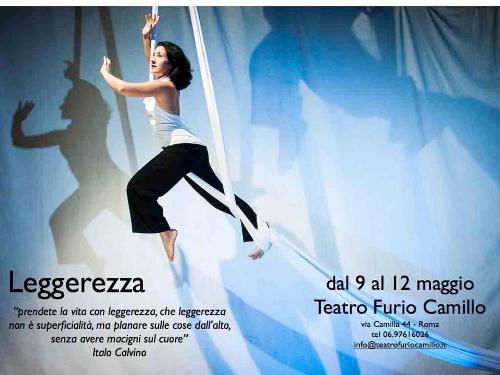 La “Leggerezza” di Acrobatica Aerea al Teatro Furio Camillo