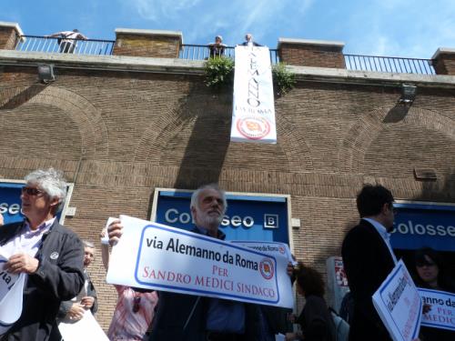 Via dei Fori Imperiali diventa Via Alemanno da Roma
