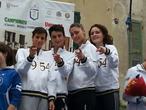 Frascati Scherma, mista di fioretto Campione d’Italia categoria Giovani