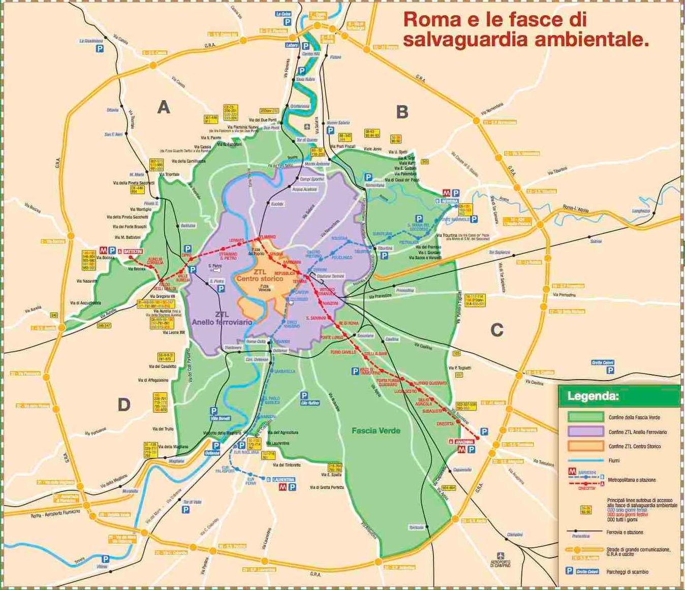 Giornate ecologiche, a Roma domenica stop alle auto
