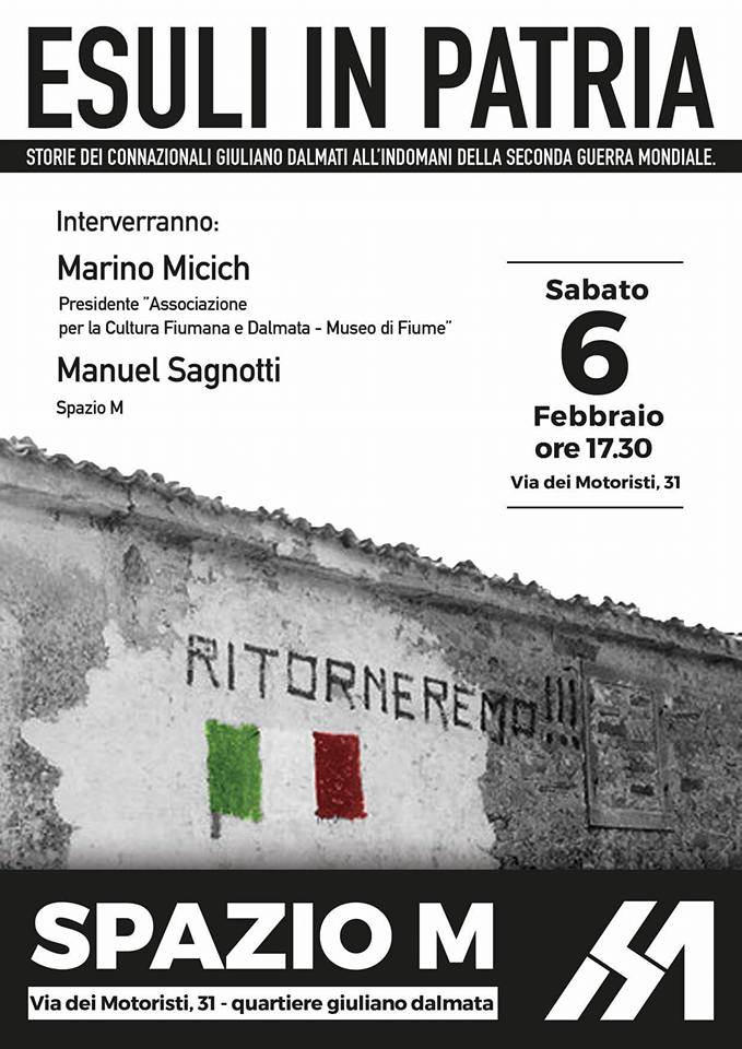 Tanti gli eventi per commemorare le vittime delle Foibe