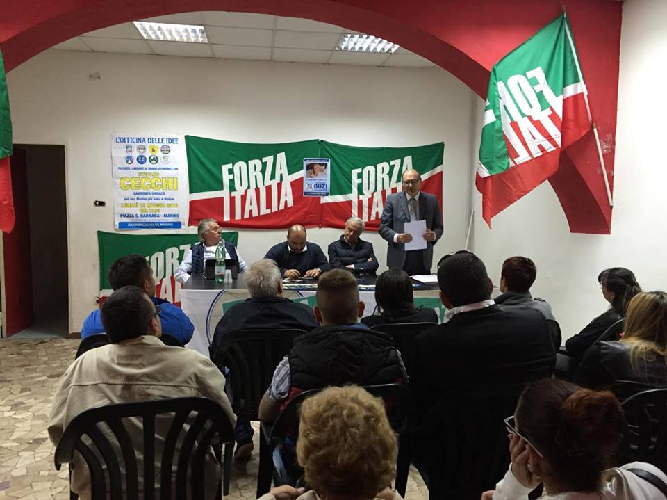 Comunali a Marino, Forza Italia presenta la lista