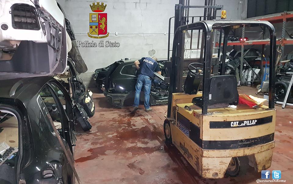 Sgominata la banda del riciclo in zona Borghesiana: smontava auto rubate