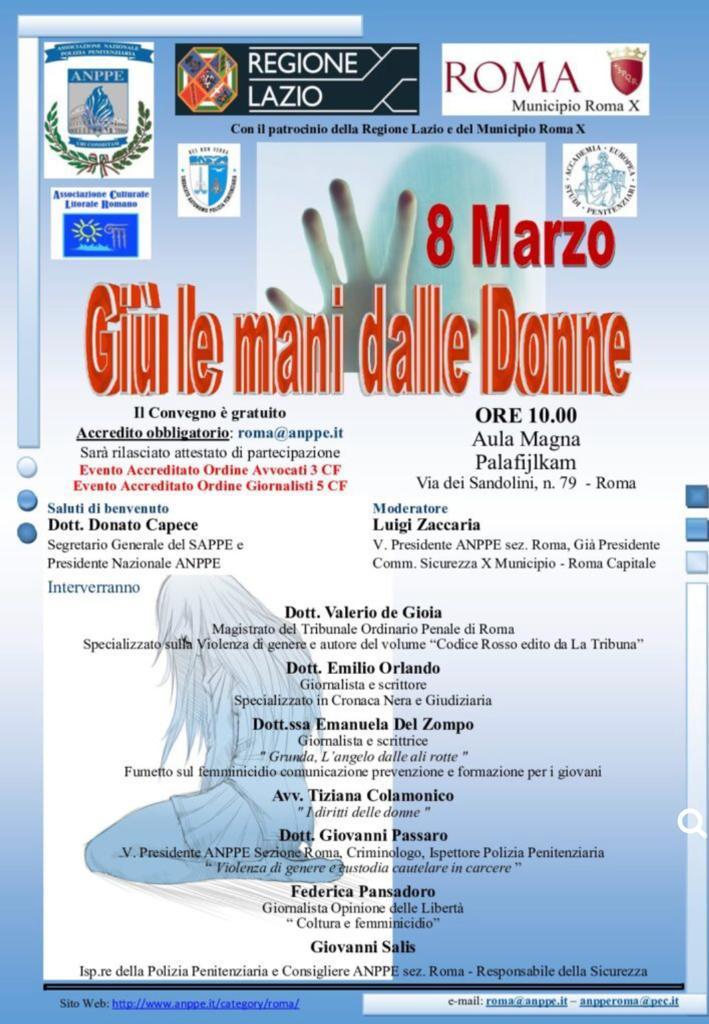 Roma, in preparazione il convegno sulla tutela donne con de Gioia