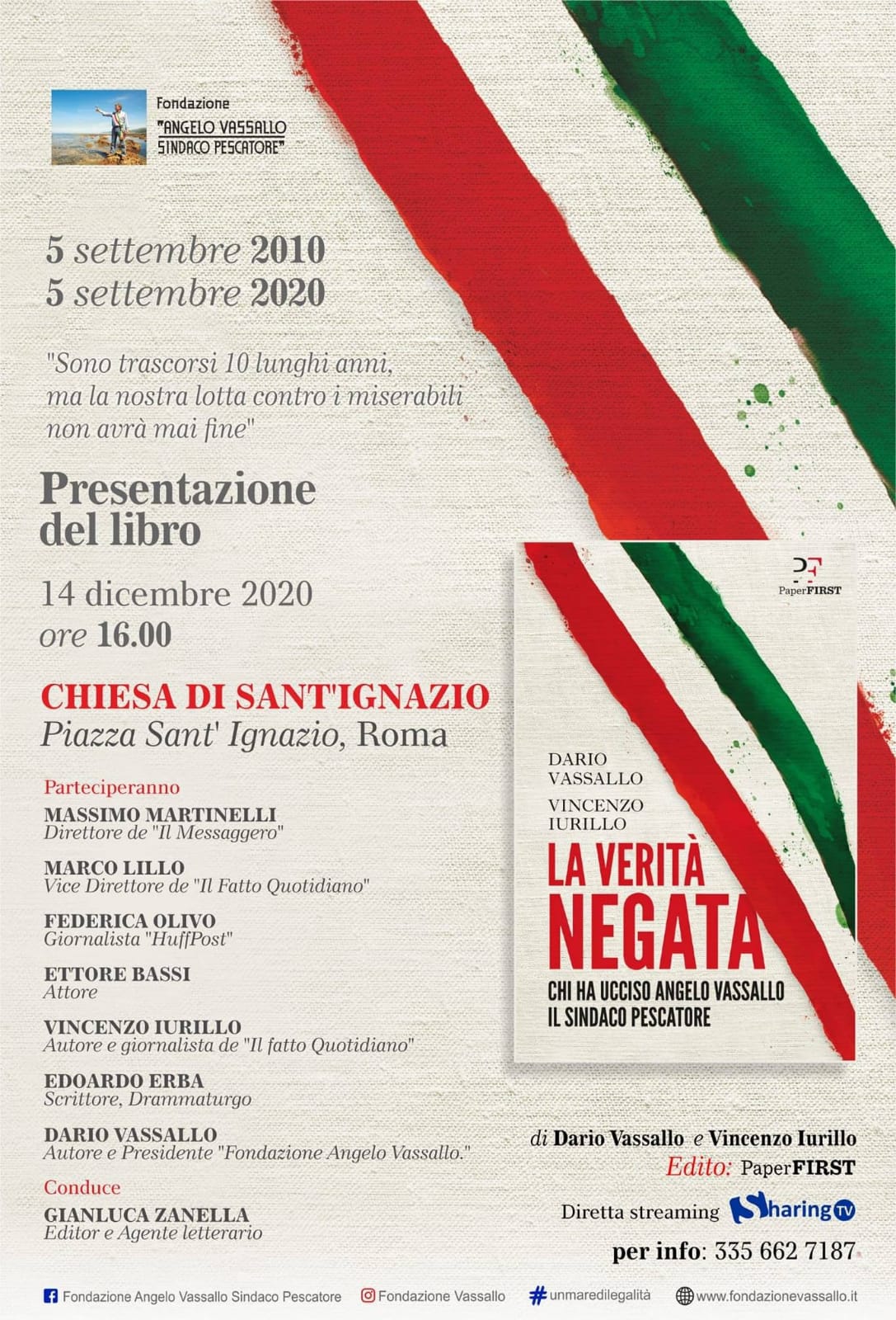 A Roma l’attesa presentazione del libro “La Verità Negata”