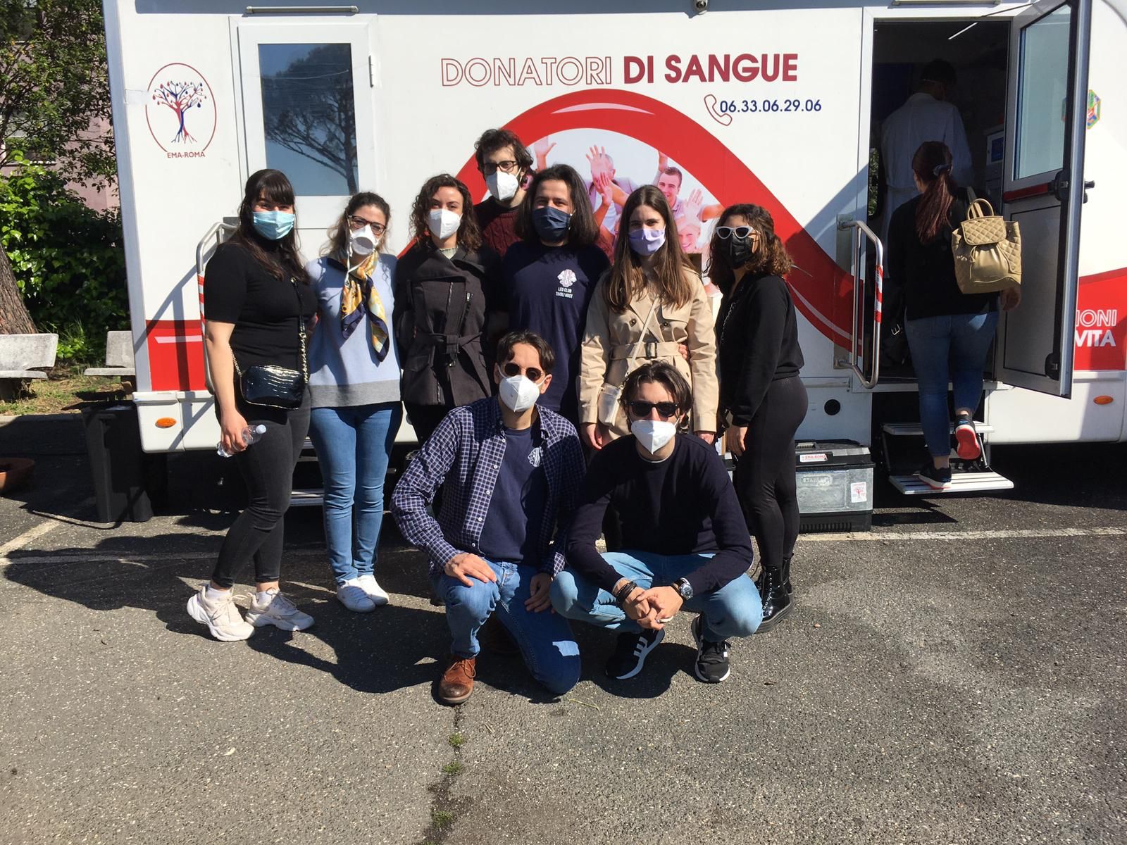 Il Leo Club dona il sangue per il Policlinico Tor Vergata