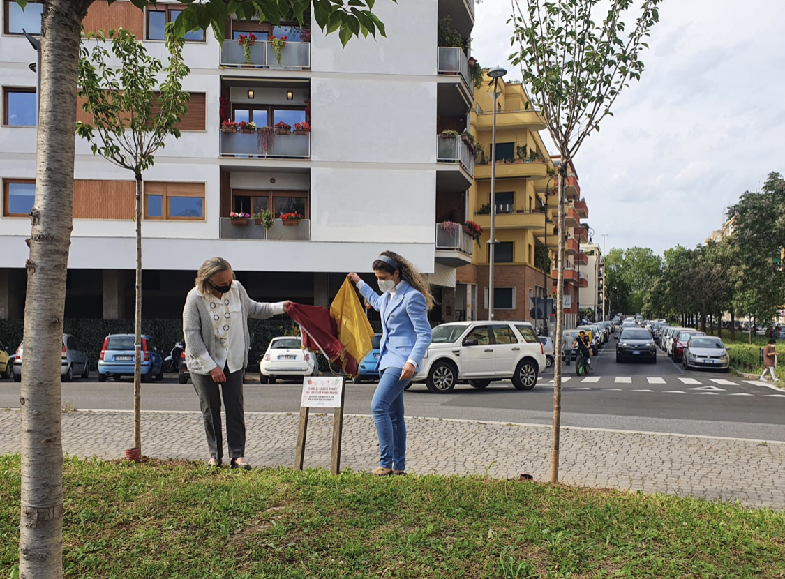 Il Leo Club dona due alberi a piazza Bainsizza