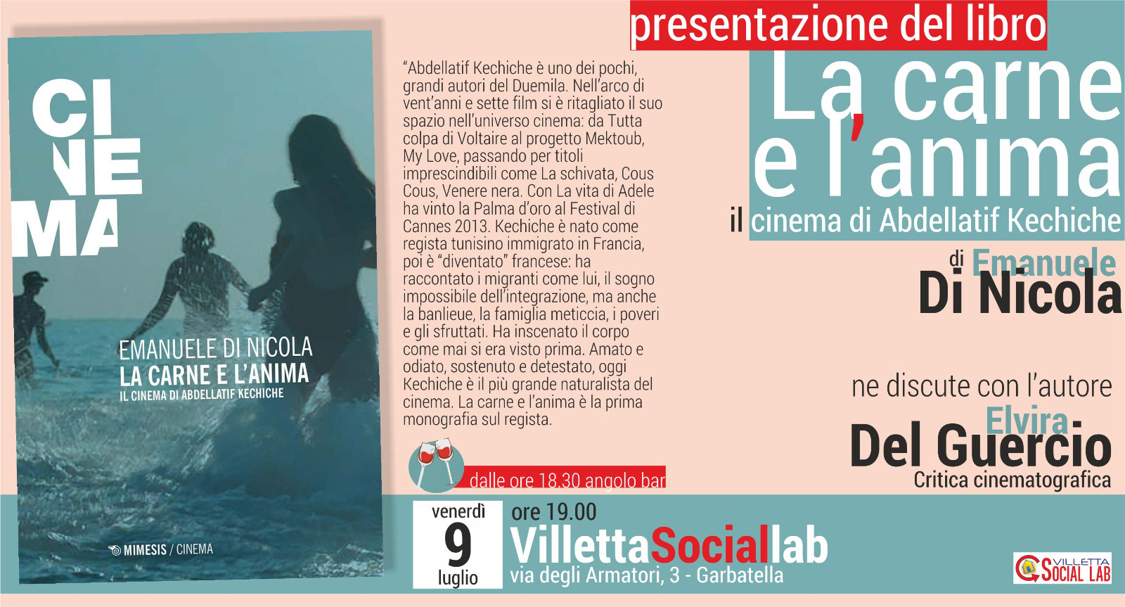 Il cinema di Kechiche arriva alla Garbatella