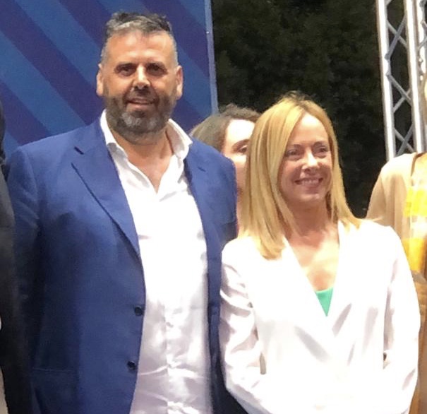 Giorgia Meloni “benedice” Fabrizio De Santis candidato sindaco di Marino