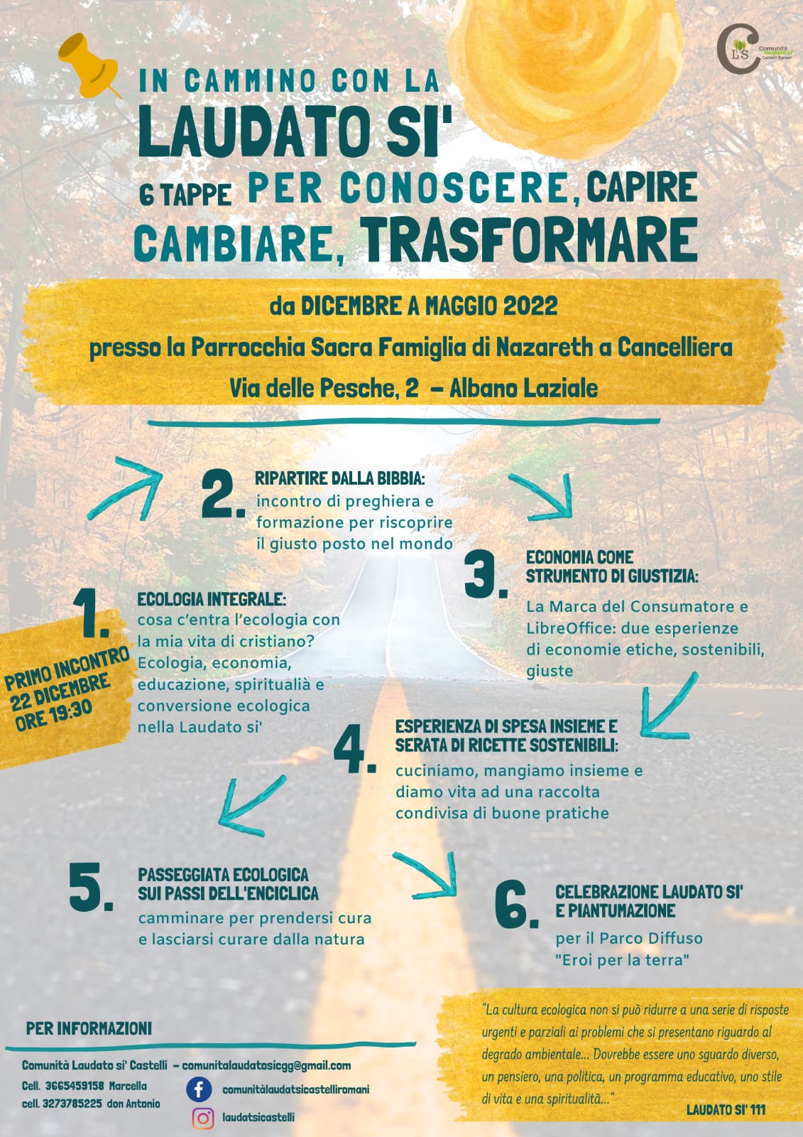 Albano, la parrocchia di Cancelliera celebra l’Ecologia Integrale