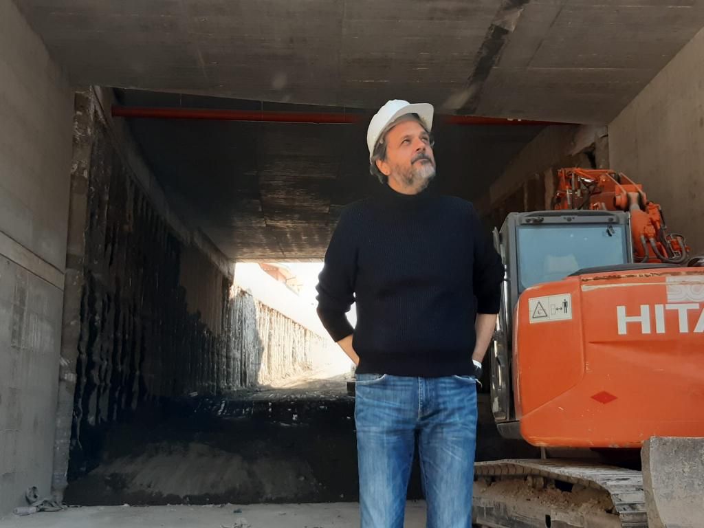 Pavona, il sottopasso prende forma: la soddisfazione del vicesindaco Andreassi