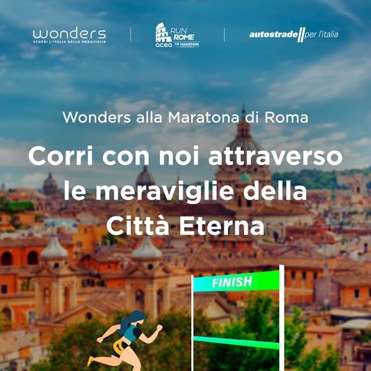 AUTOSTRADE PER L’ITALIA CON WONDERS ALLA MARATONA DI ROMA