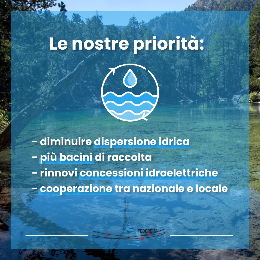 DL Siccità, Pederzolli (Federbim): in Audizione al Senato per un piano di lungo periodo