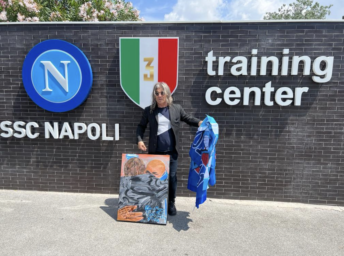 L’ABBRACCIO TRA SPALLETTI E GIUNTOLI NEL RITRATTO DEL PITTORE MANGONE
