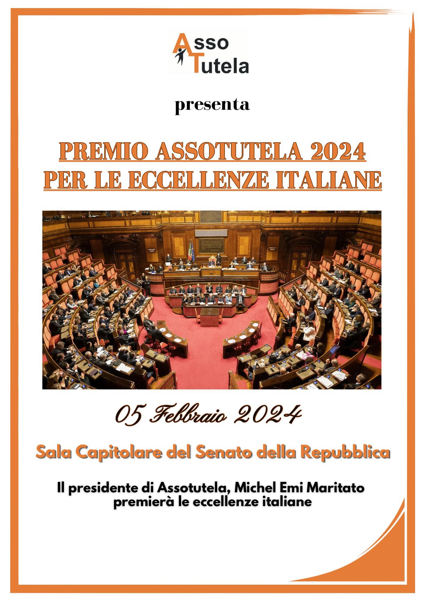 Roma, tutto pronto per la premiazione “eccellenze italiane” di Assotutela 