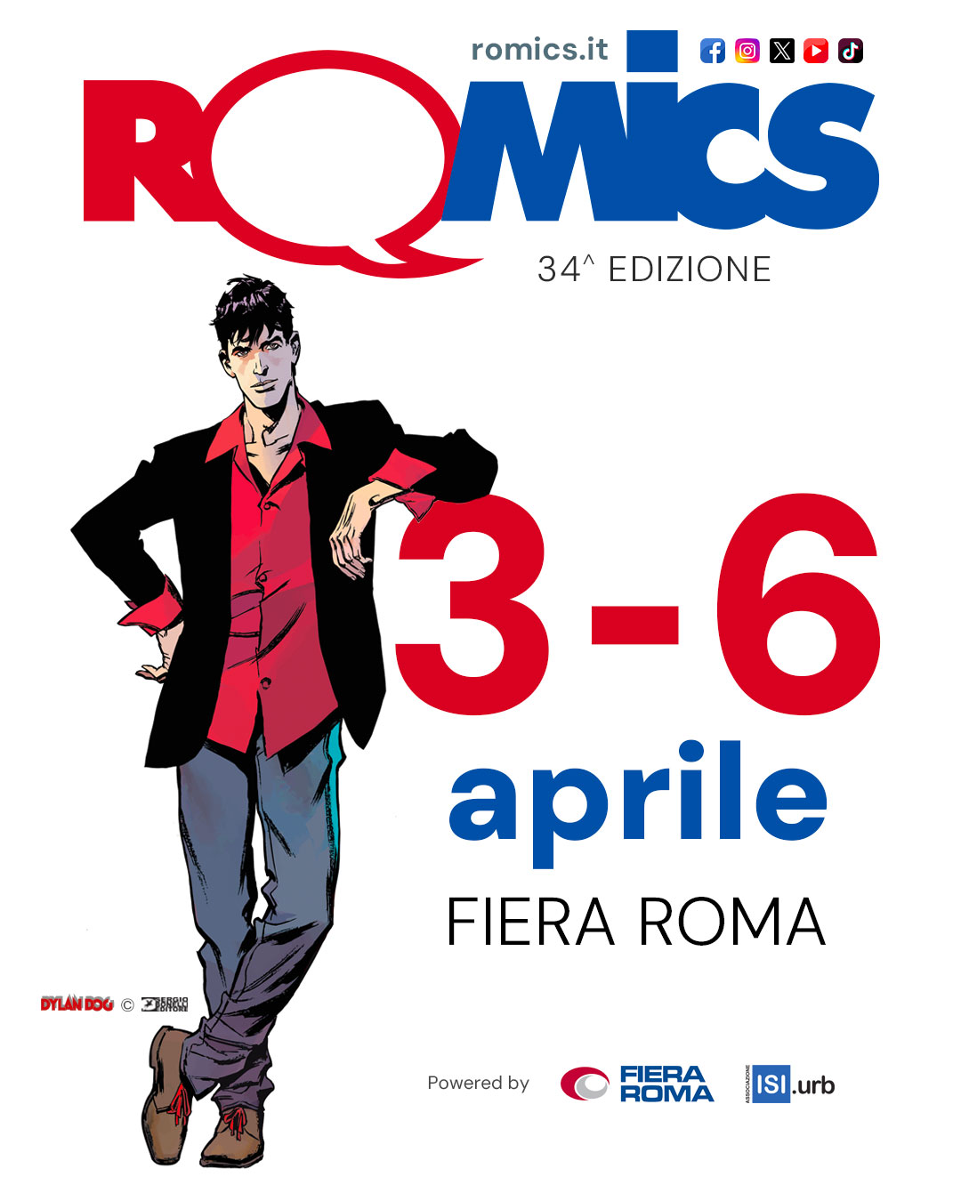 Romics, via alla 34° edizione: dal 3 al 6 aprile Roma diventa capitale dell’immaginario