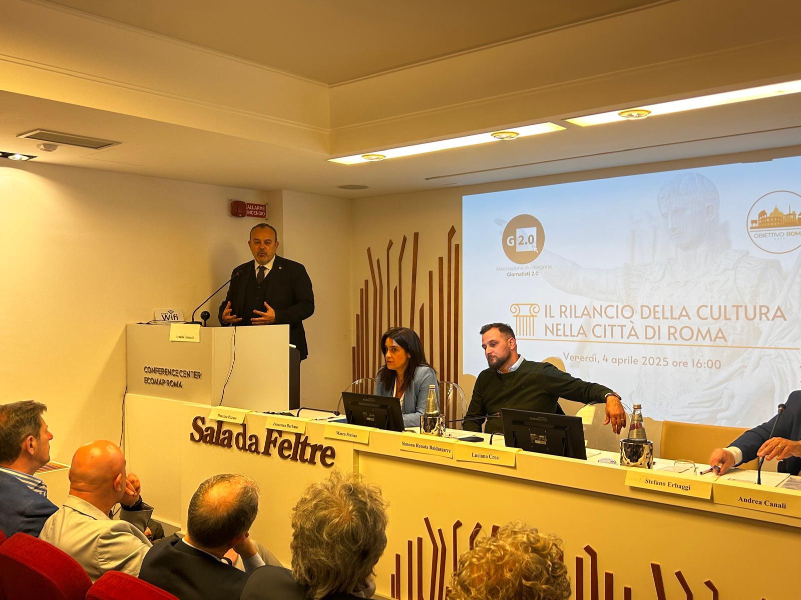 “Obiettivo Roma 2027”, al via il ciclo di incontri promosso da Giornalisti 2.0: si parte dalla Cultura
