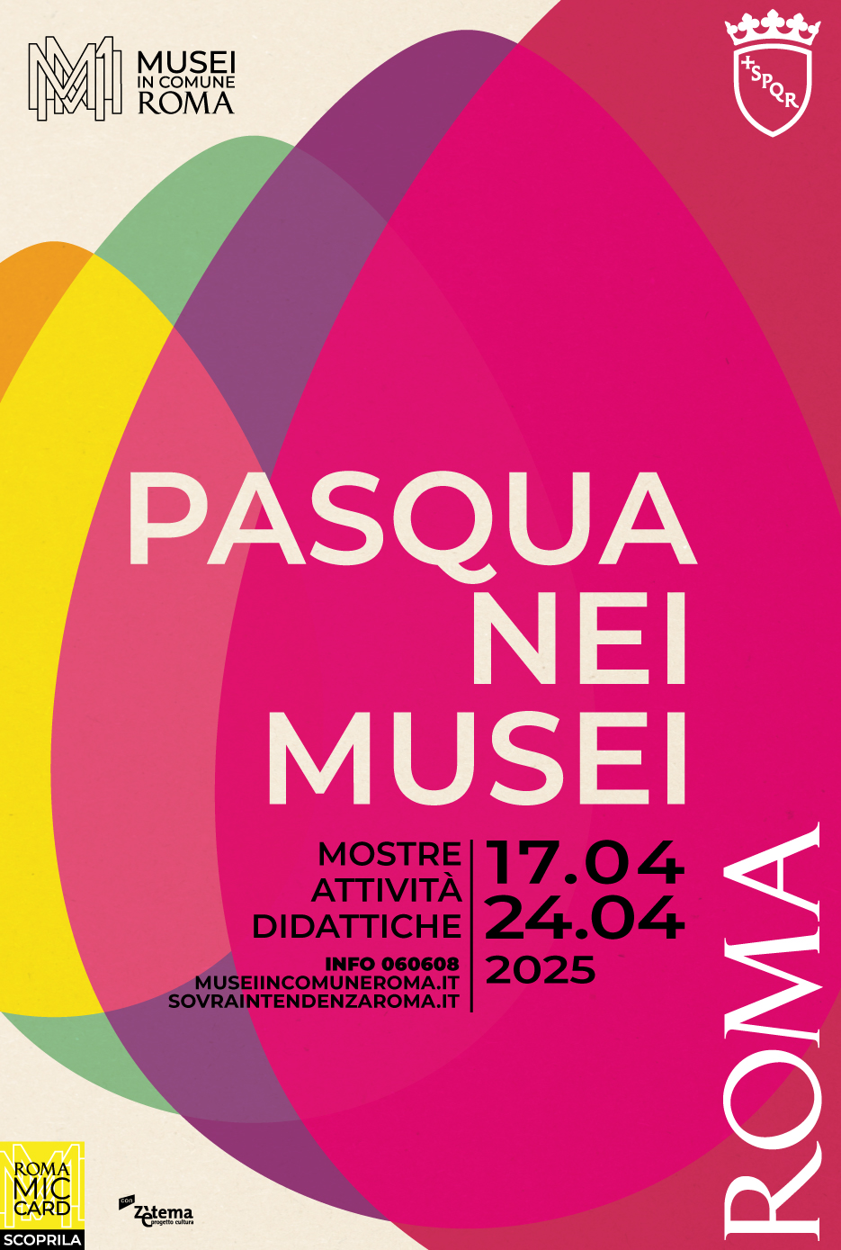 “Pasqua nei Musei”, i musei civici di Roma aperti al pubblico anche il lunedì di Pasquetta