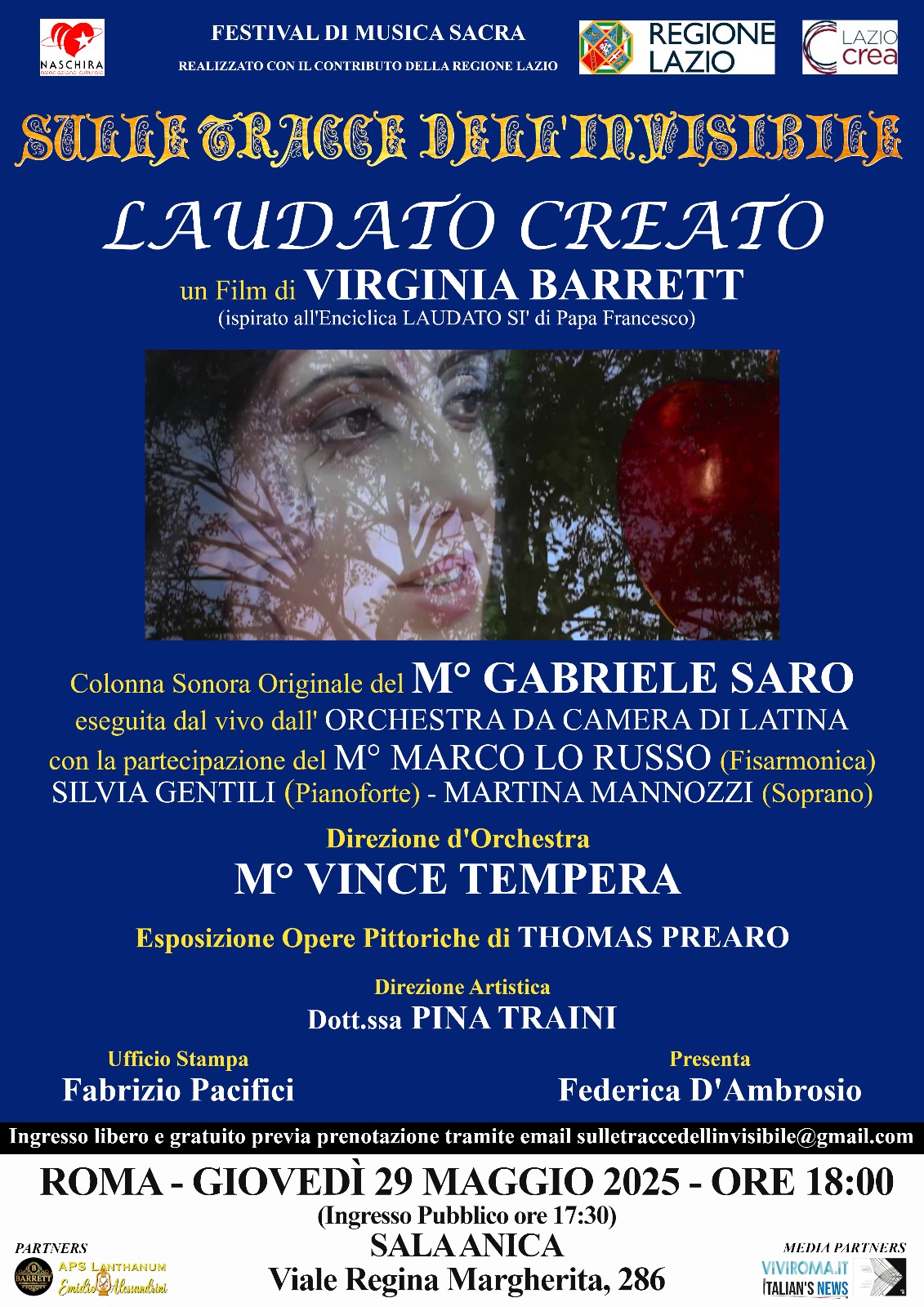 “Laudato creato”, prima nazionale all’Anica del film ispirato all’Enciclica LAUDATO SI’ di Papa Francesco