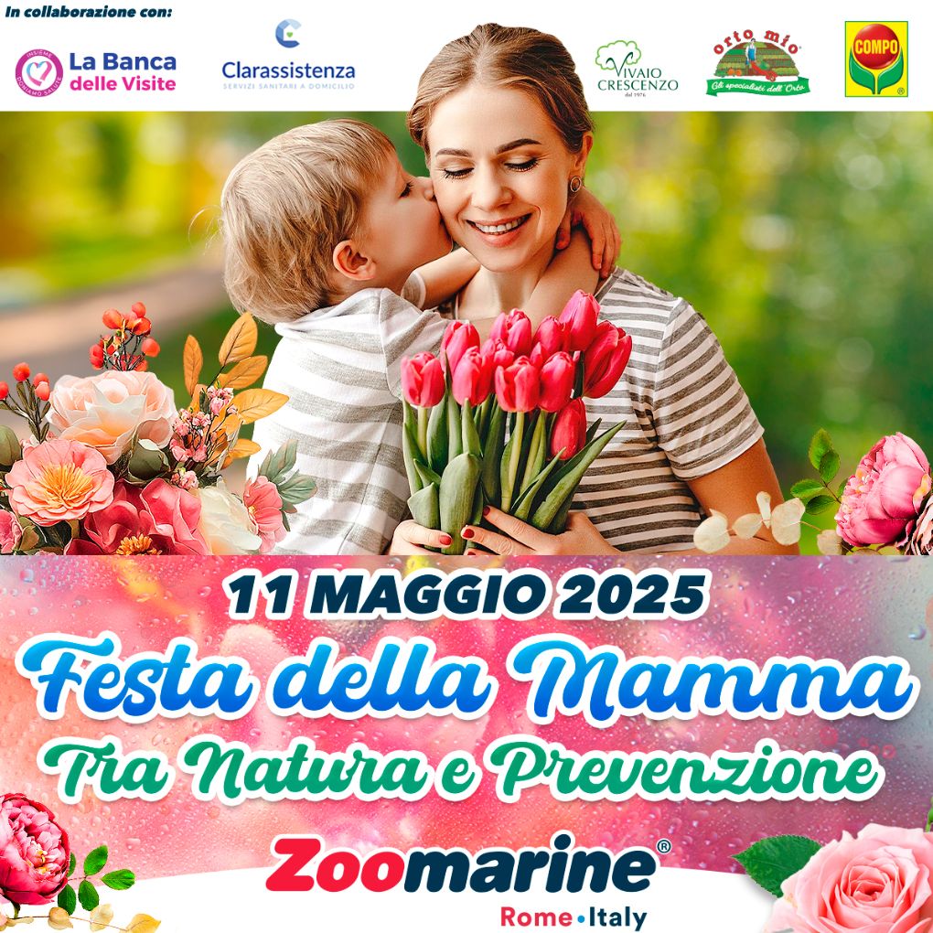 Prevenzione e natura, a Zoomarine sboccia l’amore per la mamma: screening gratuiti e piante da donare con il cuore
