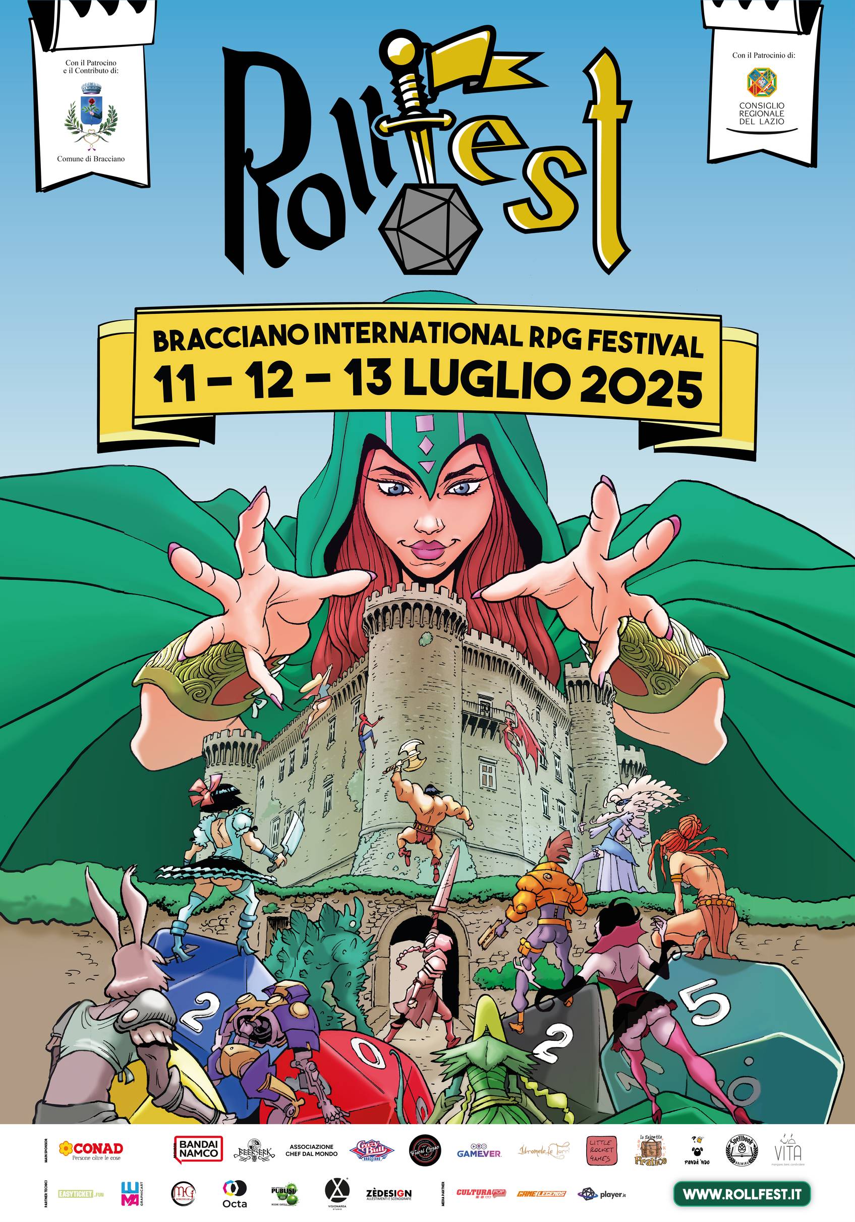 ROLL! FEST, Bracciano diventa la capitale italiana del gioco di ruolo
